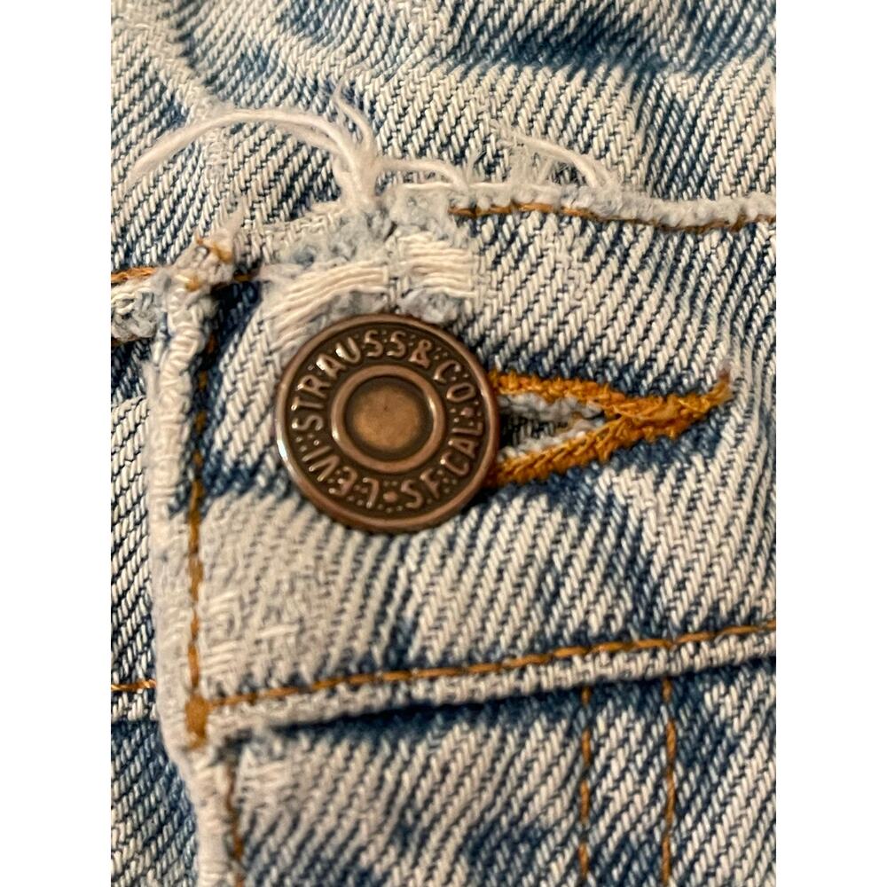 Vintage Levi’s cut offs orange label pre-1980 - Picture 2 of 7